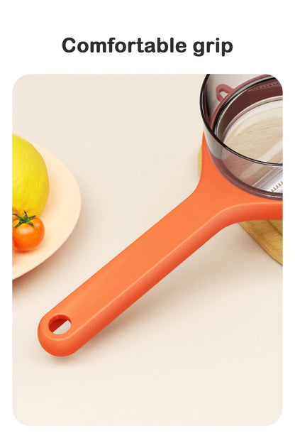 Storage Fruit Peeler with Safety Features and Easy-to-Clean Design